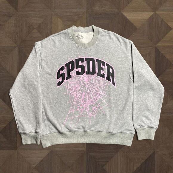 Sp5der Gray Sweatshirt - Picture 1 of 3